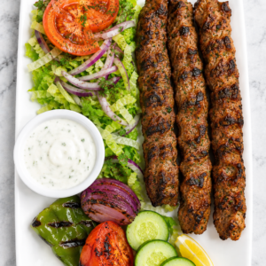 Chicken Shish Kebab or Lamb Shish Kebab (Starter)