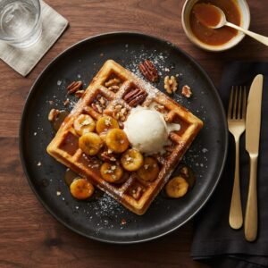 Banoffee & Nutella Waffle